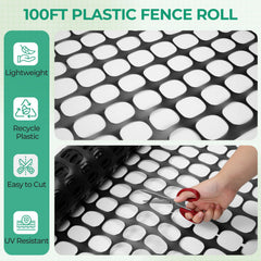 Ohuhu close-up of 1.7x1.7 inch mesh texture demonstrating airflow and plant protection