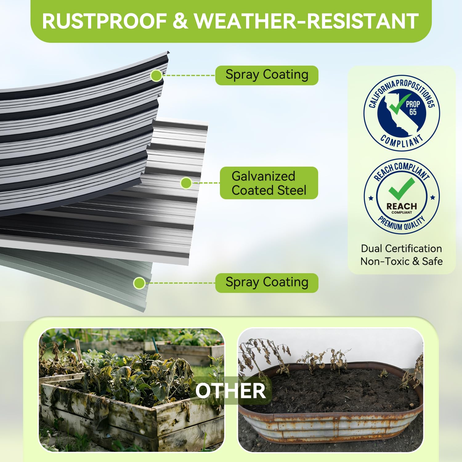 Ohuhu corner brackets and bracing rods showcasing reinforced stability and durability