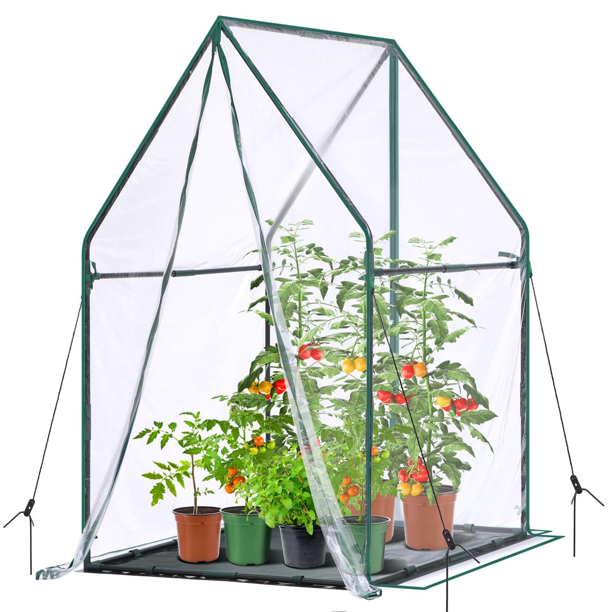 Ohuhu front view with closed PVC cover showing full protection benefit