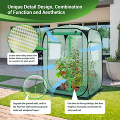 Ohuhu interior with pots and shelves demonstrating roomy usable space