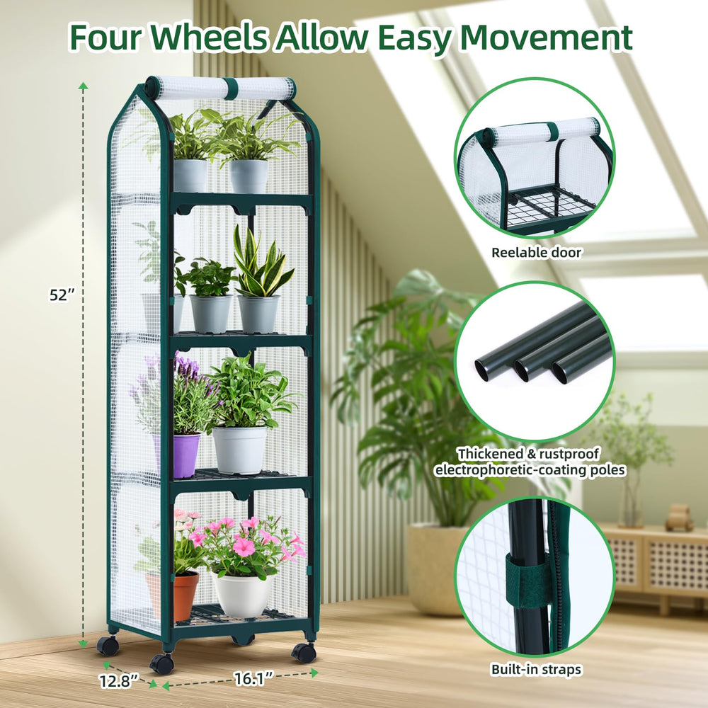 Ohuhu greenhouse on balcony showing space-saving gardening benefit
