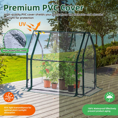 Ohuhu removable waterproof mat inside greenhouse protecting tabletop surfaces