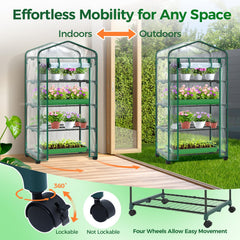 Ohuhu close-up of sturdy steel shelves illustrating secure plant support