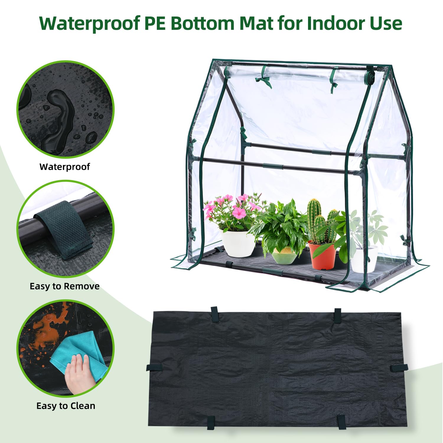 Ohuhu greenhouse filled with seed trays demonstrating organized germination