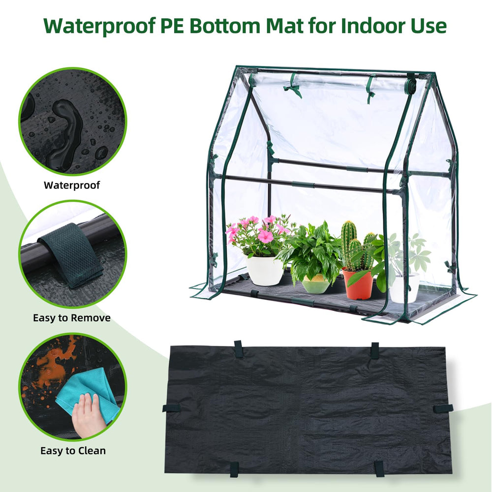 Ohuhu greenhouse filled with seed trays demonstrating organized germination