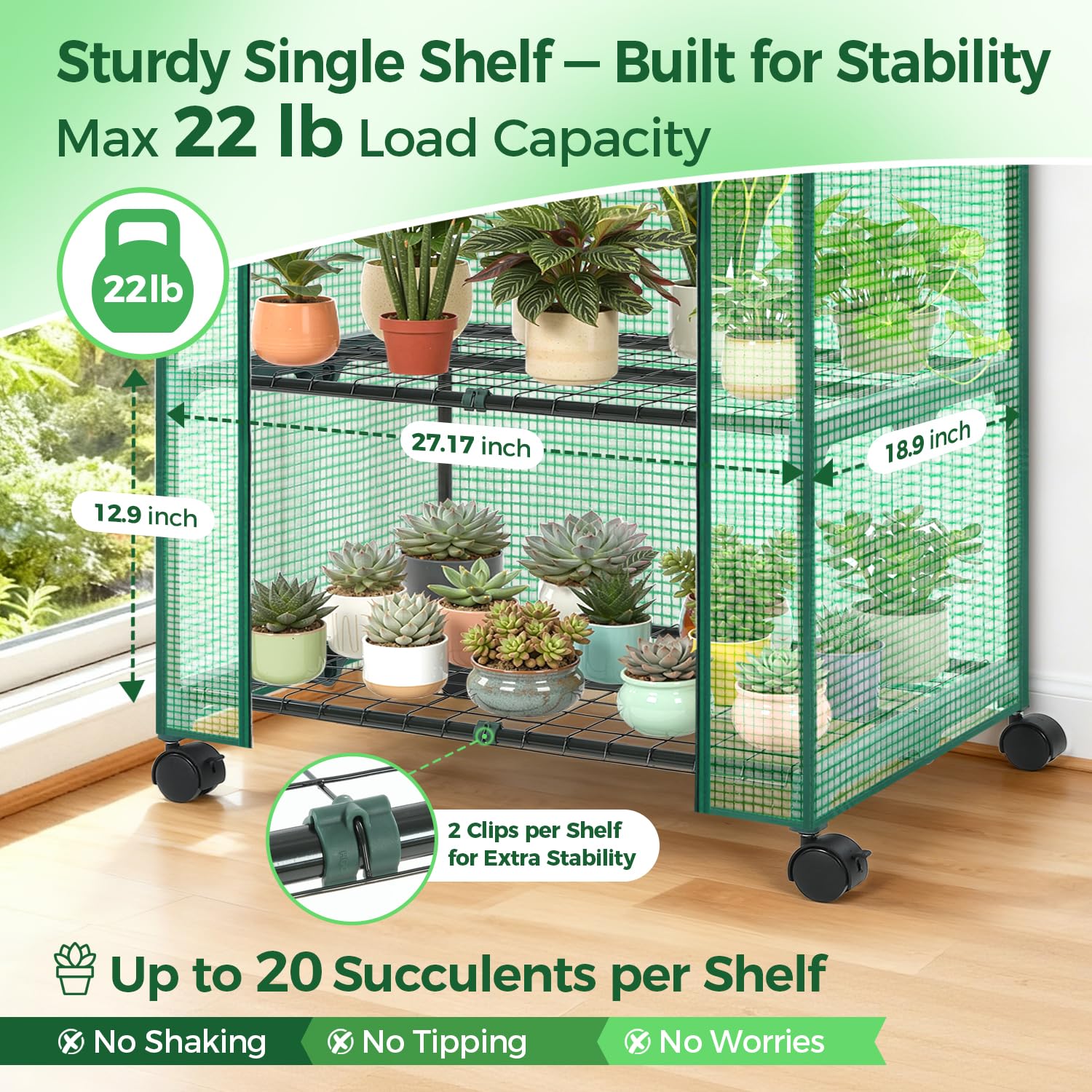 Ohuhu greenhouse with plants inside illustrating nurture and year-round growing benefit