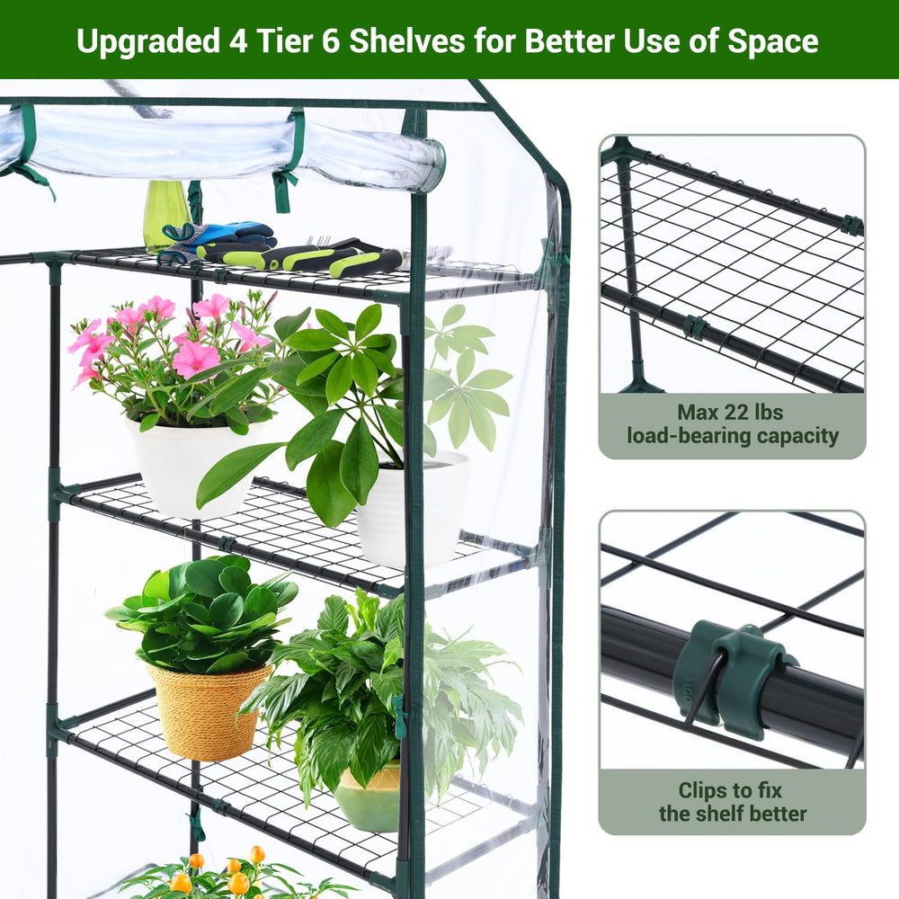 Ohuhu reinforced PVC cover with zipper door detail for weather protection and ventilation