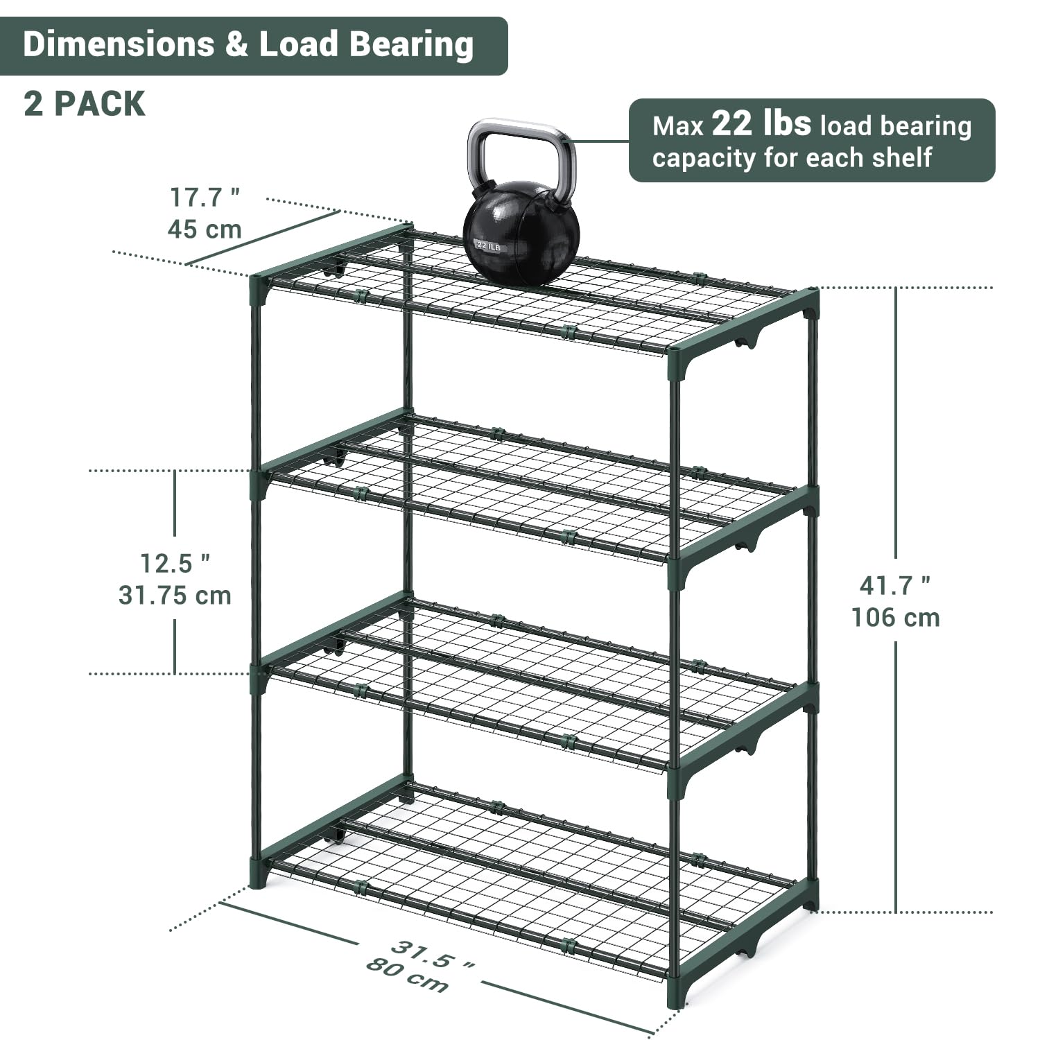 Ohuhu shelf on a balcony illustrating space-saving outdoor planting benefit