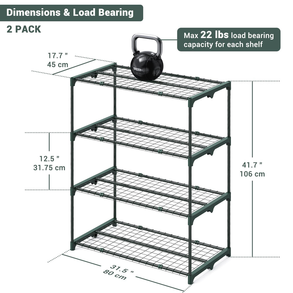 Ohuhu shelf on a balcony illustrating space-saving outdoor planting benefit