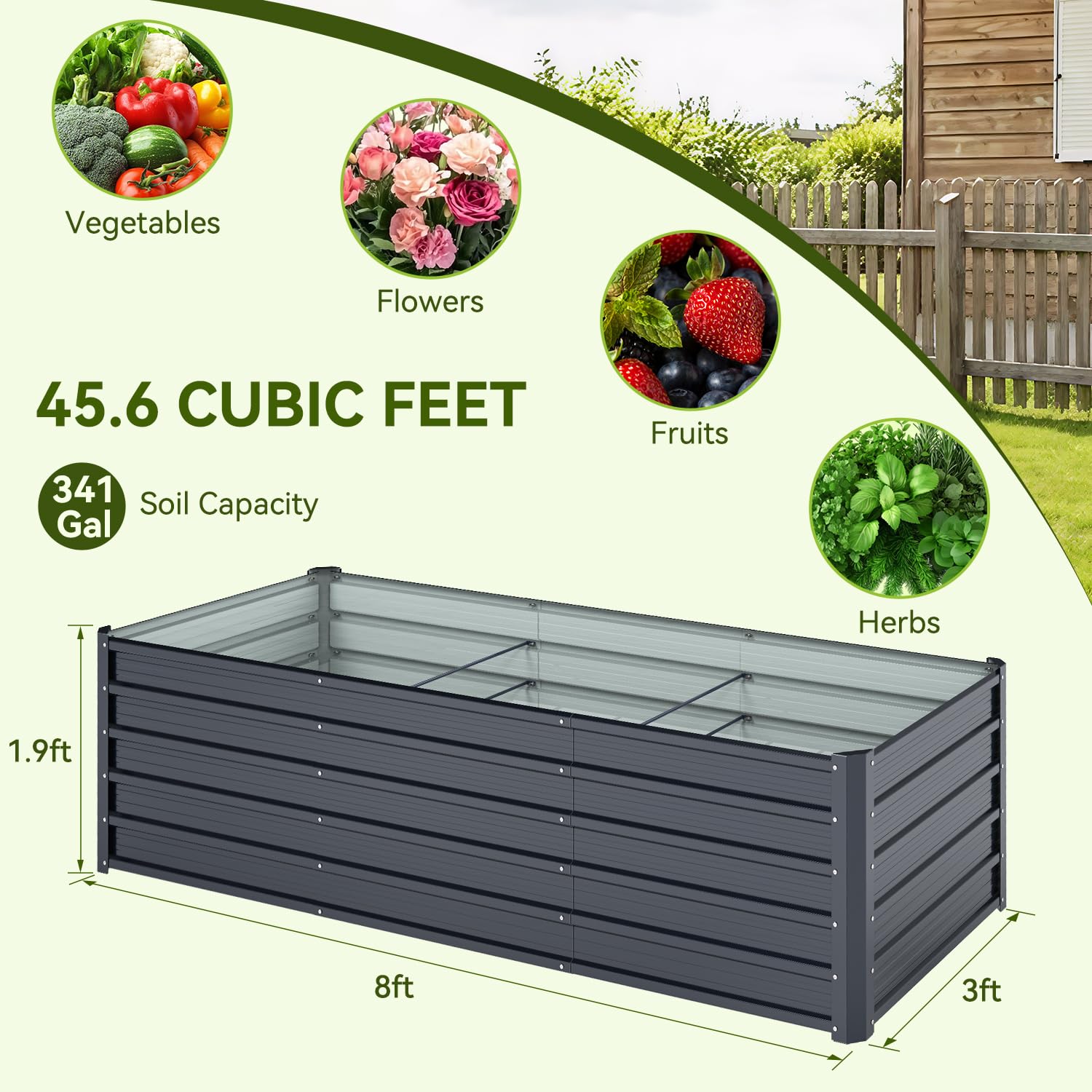 Ohuhu size comparison with gardener hands to show comfortable working height
