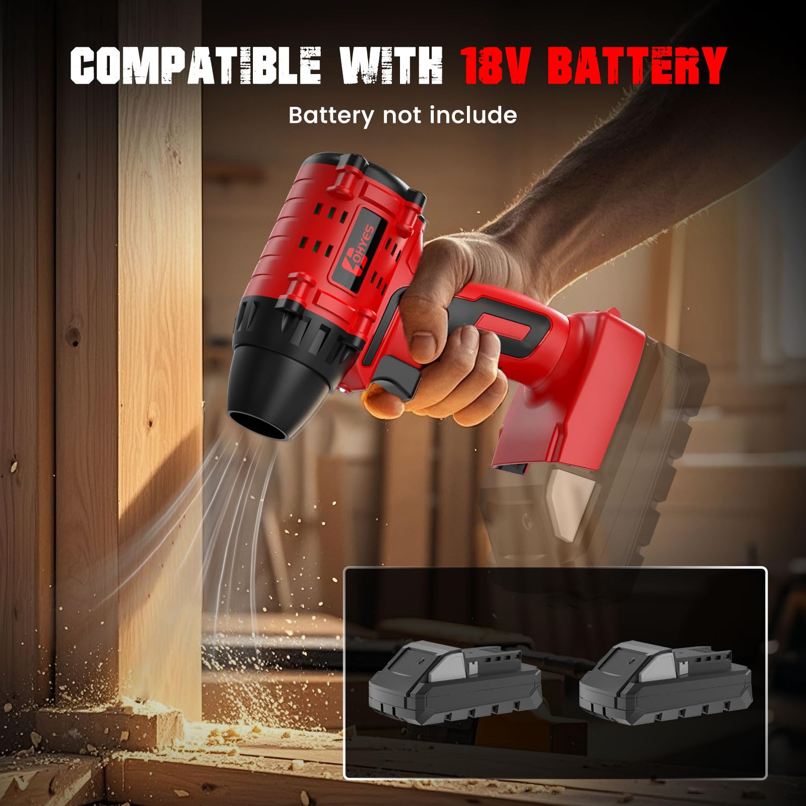 ohyes sweeping nozzle detail enabling fast debris clearance across surfaces