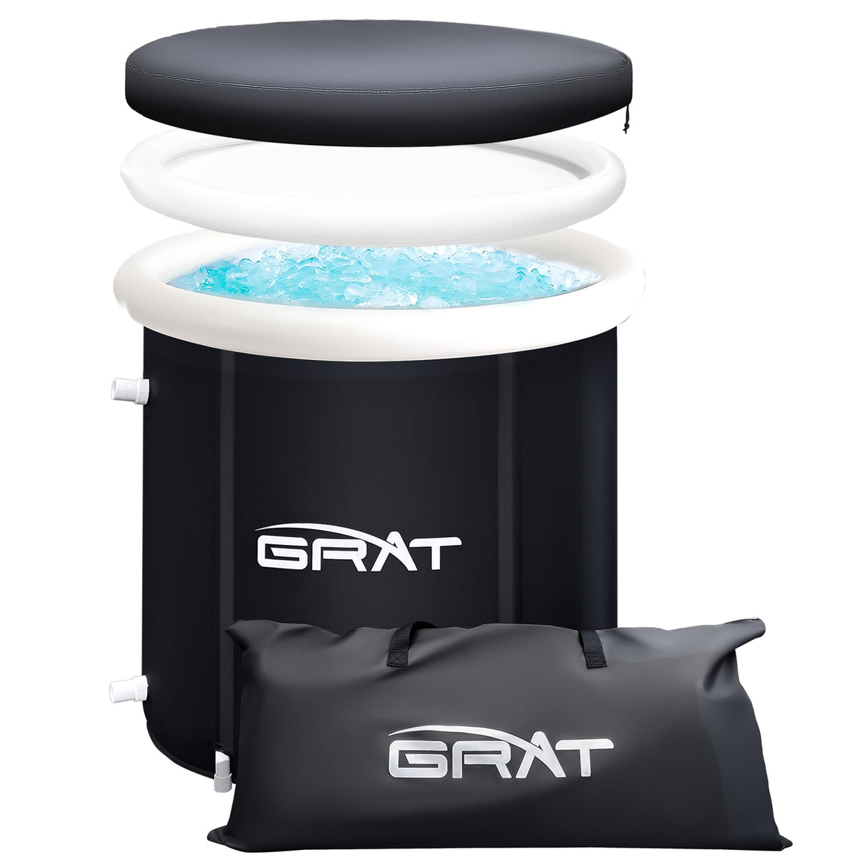 Oibath GRAT front view showing tub and durable construction for easy recovery