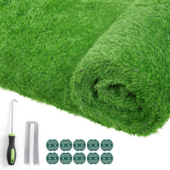 Oiyeefo front view of 3x5ft turf with size and benefits visible