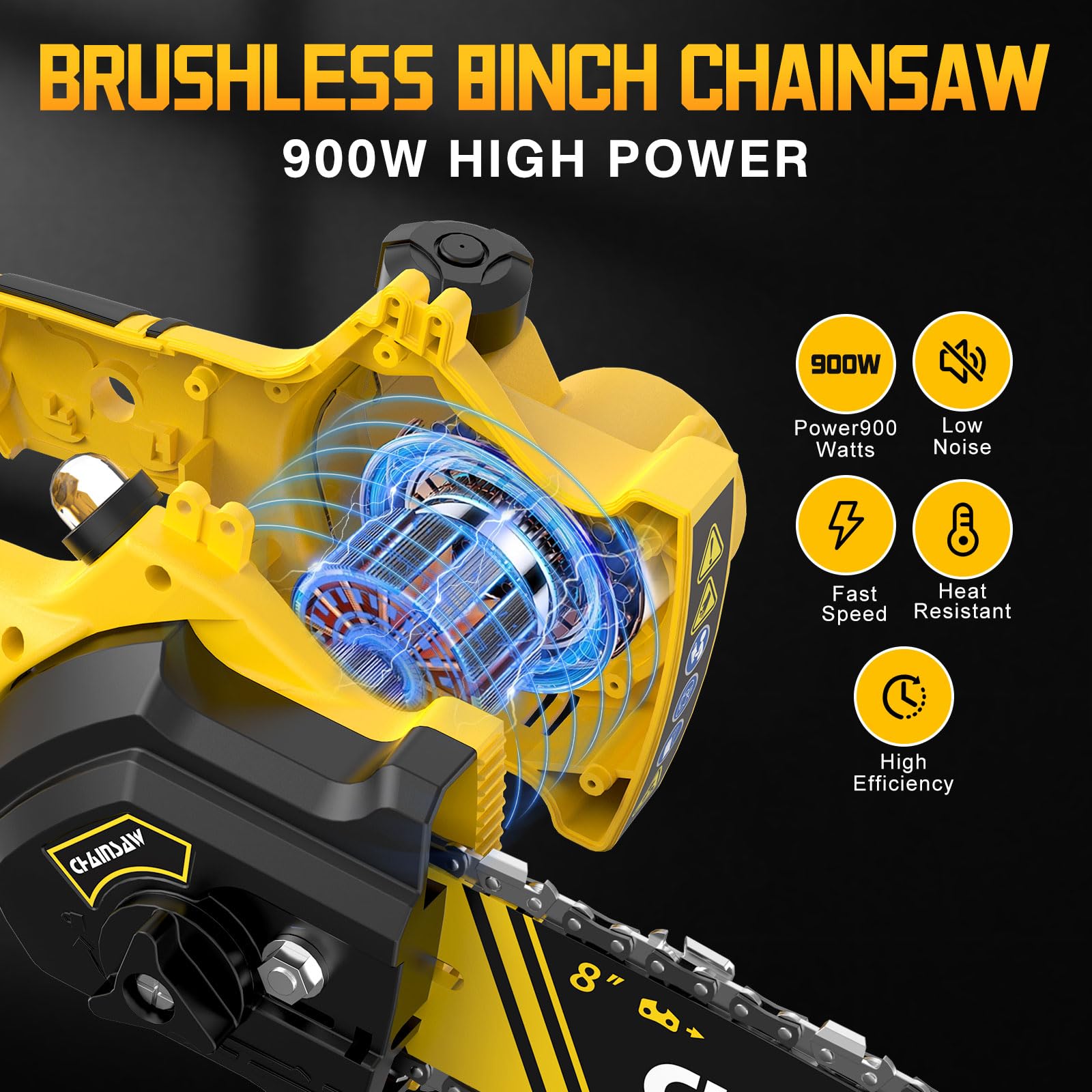 OihPar close detail of chain and bar showing smooth cutting reliability