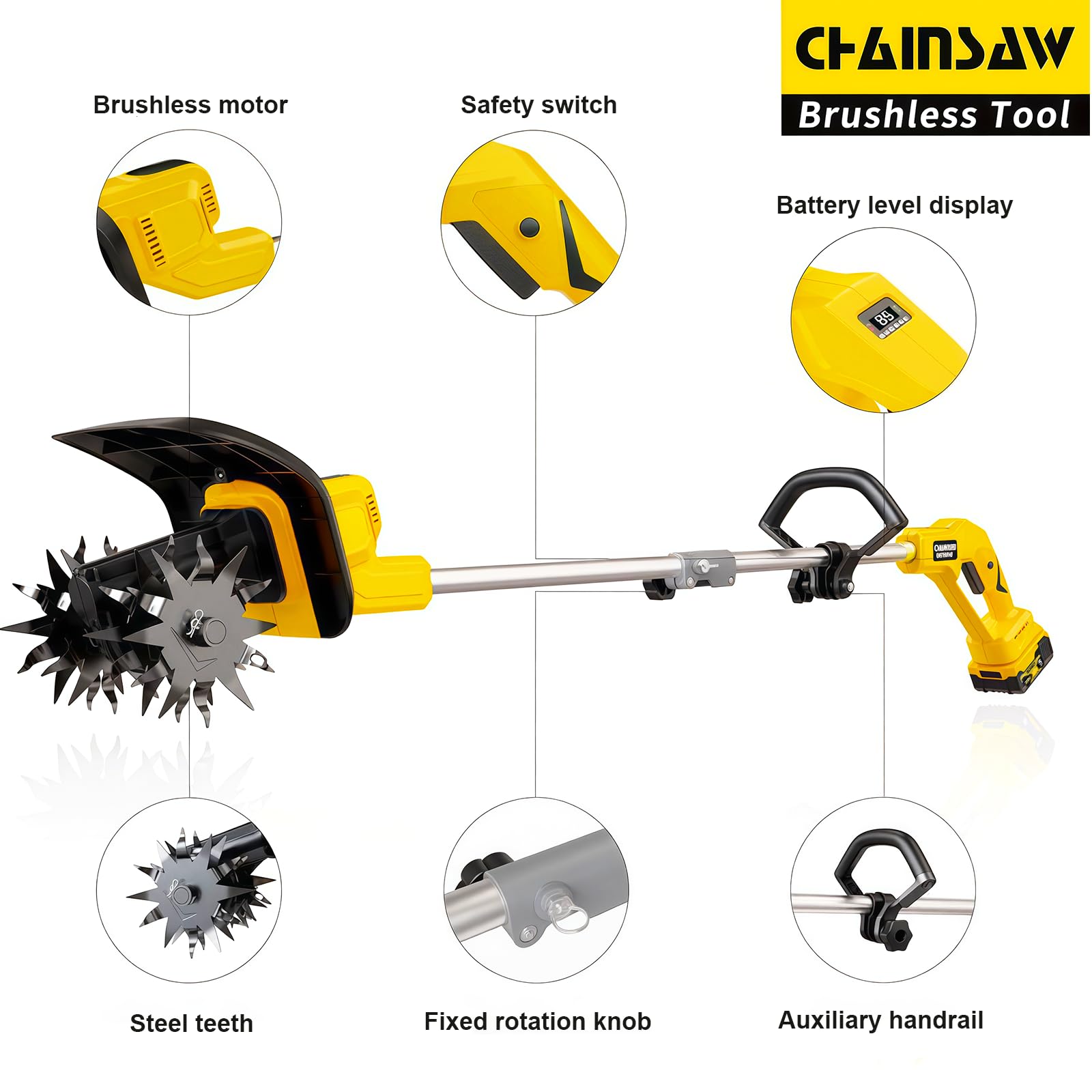 OihPar size comparison with measuring tape showing 9 inch working width