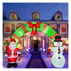 OILCUP full archway front view showing festive curb appeal