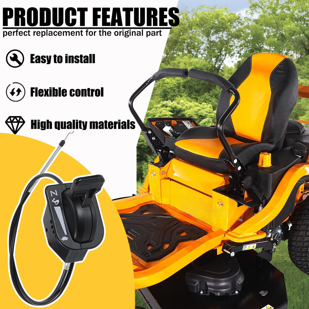 oilutil installed on Cub Cadet throttle linkage for smoother control
