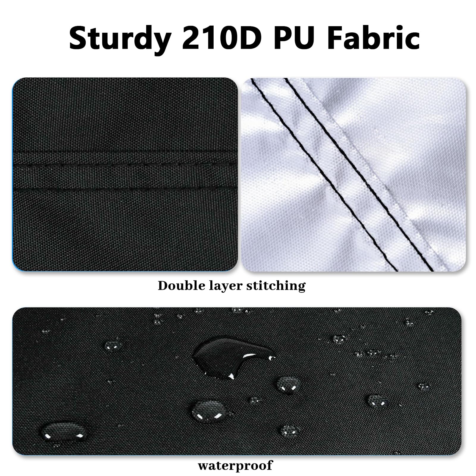 OIOYLEY folded cover in a shed showing compact, space-saving storage