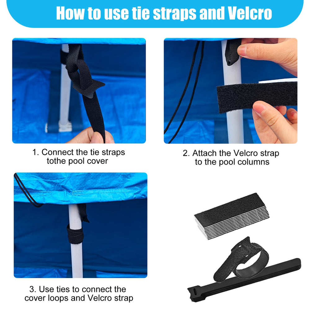 OIOYLEY Velcro strap attachment showing wind-resistant benefit