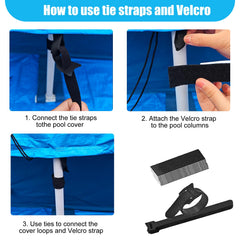 OIOYLEY Velcro strap attachment showing wind-resistant benefit