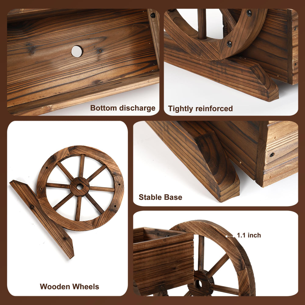 OIPRTGFJ close-up of cedar grain and burned-treated finish highlighting weather resistance