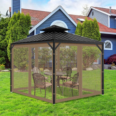 OIPUNSHLE installed on patio highlighting outdoor comfort and mosquito-free space