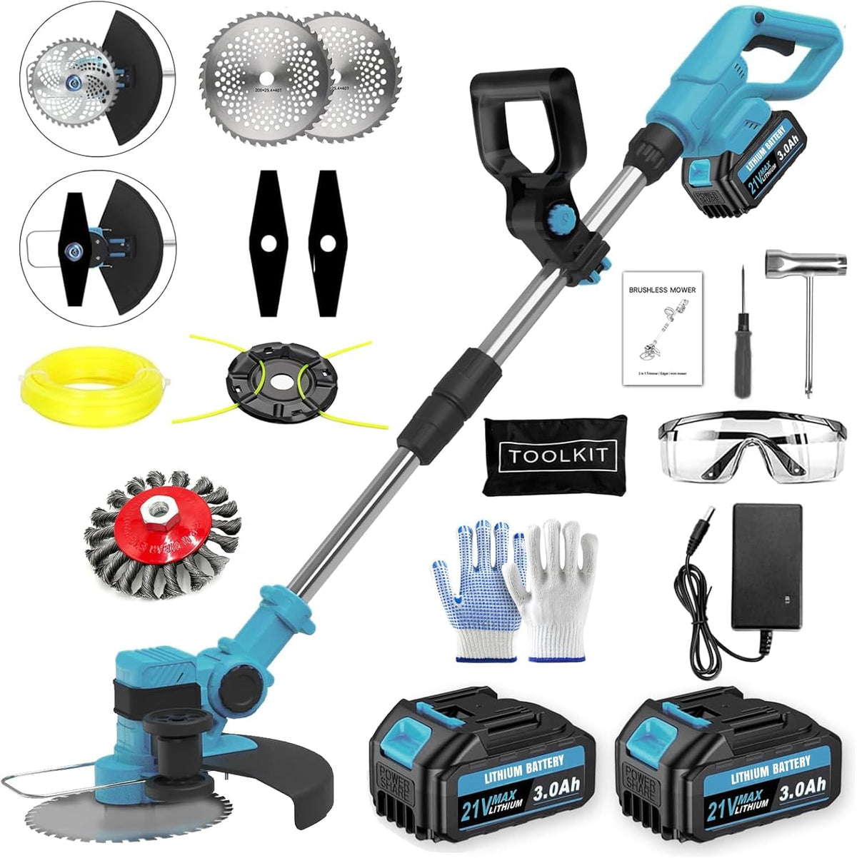OJFAON front view of complete 4-in-1 kit showing included accessories and benefits
