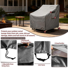 okcool snap straps fastening under chair legs for windproof security