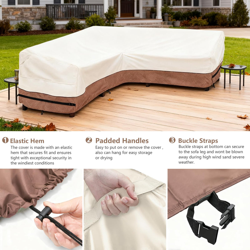 okcool click strap fastening securing cover to sofa leg against wind