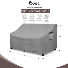 okcool close-up of heavy-duty waterproof fabric highlighting durability