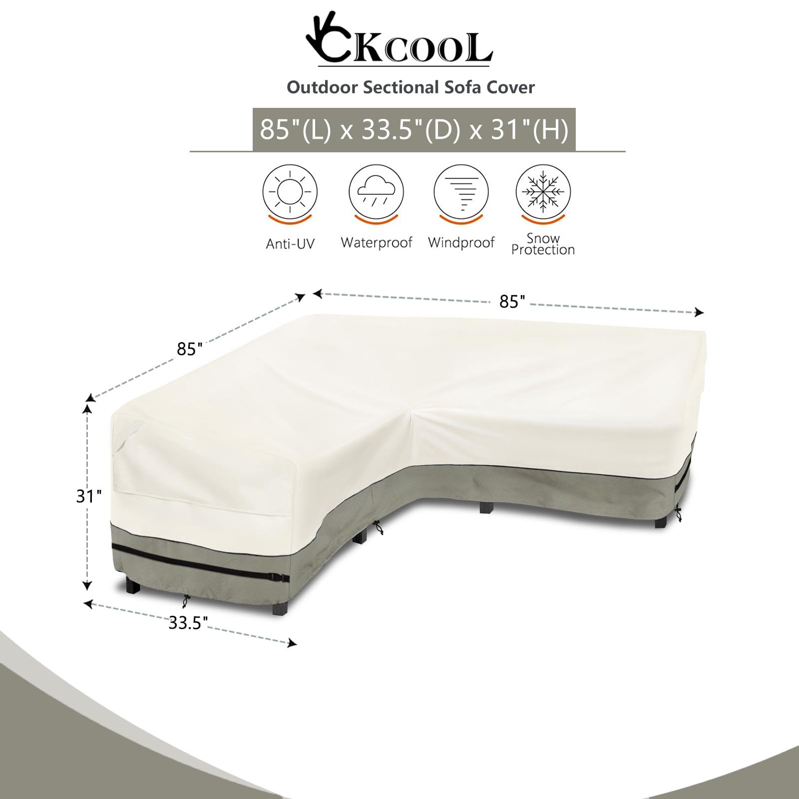 okcool close-up waterproof fabric texture highlighting tear resistance
