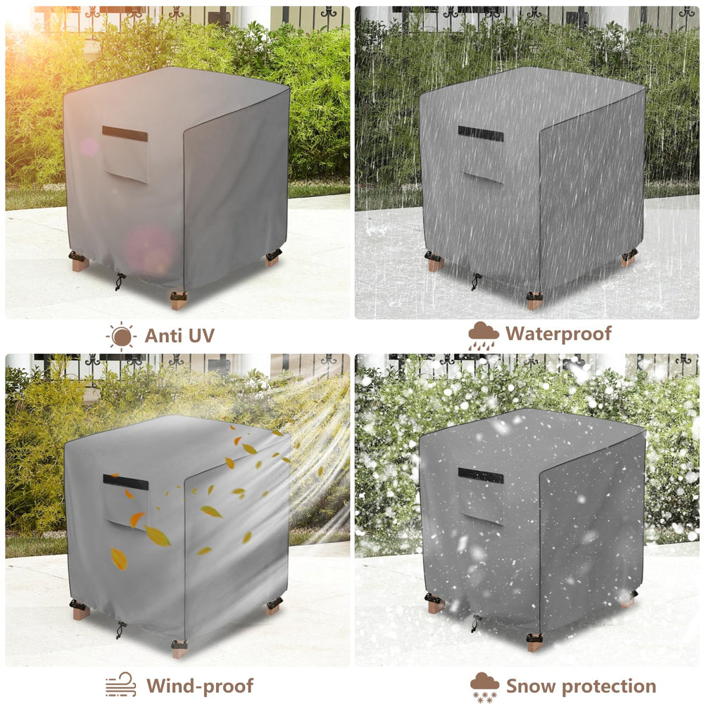 okcool folded cover stored in included bag for compact storage and easy transport