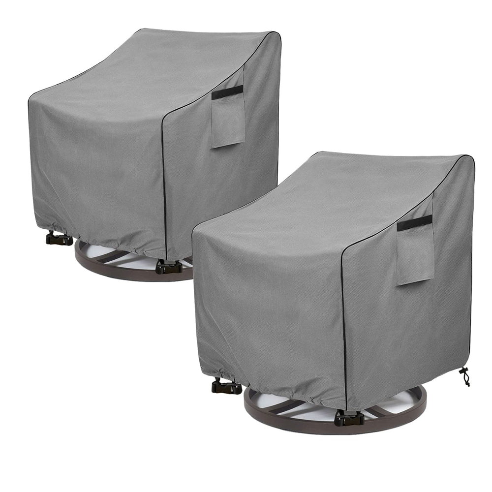 okcool front view of covered patio chair showing full protection benefit