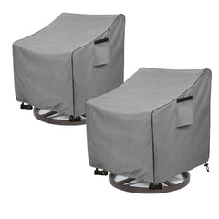 okcool front view of covered patio chair showing full protection benefit