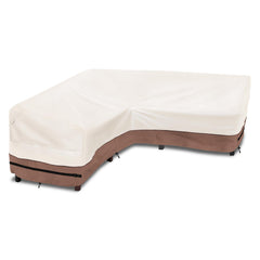 okcool front view V-shaped cover protecting entire sectional