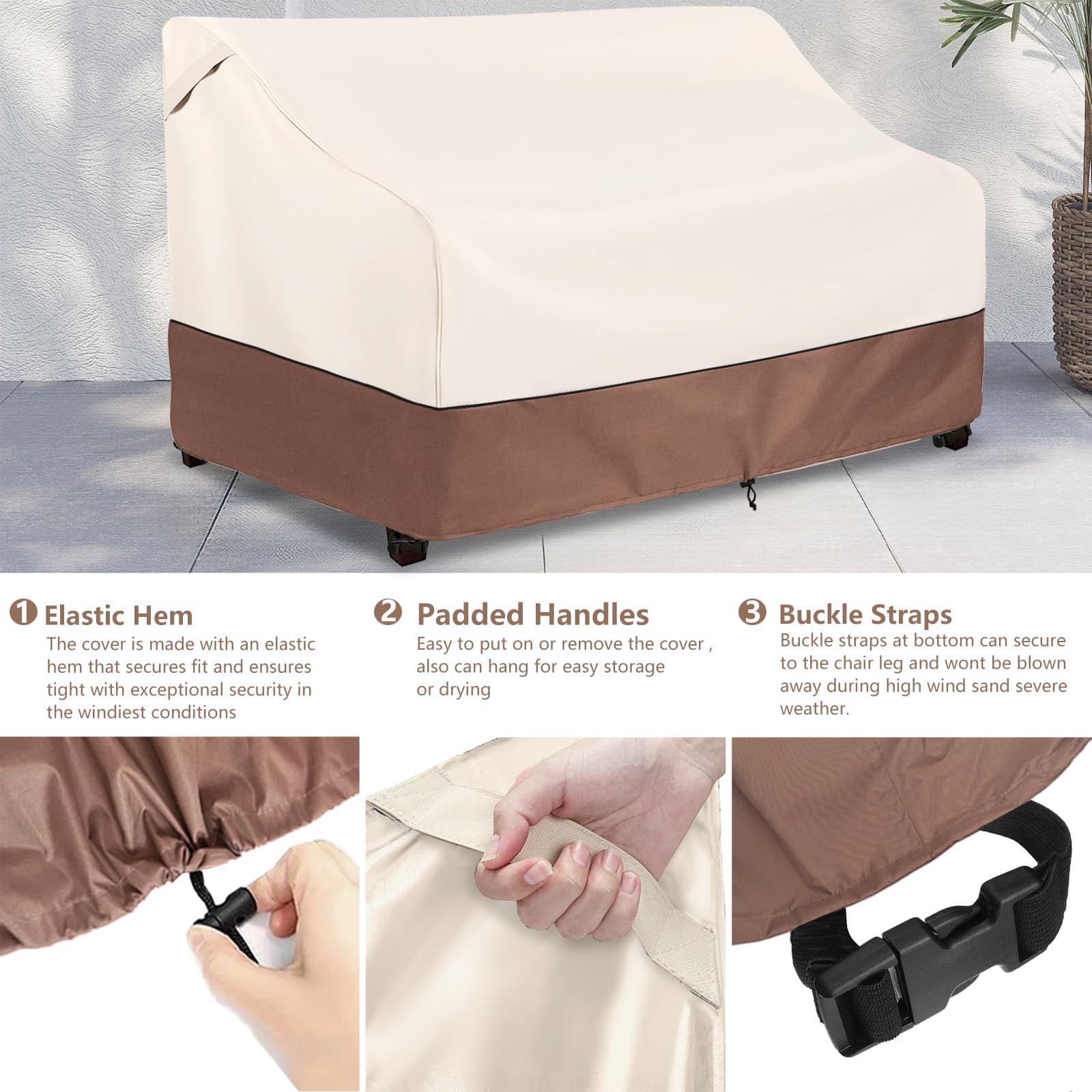 okcool padded handle detail for easy removal and snug fitting convenience