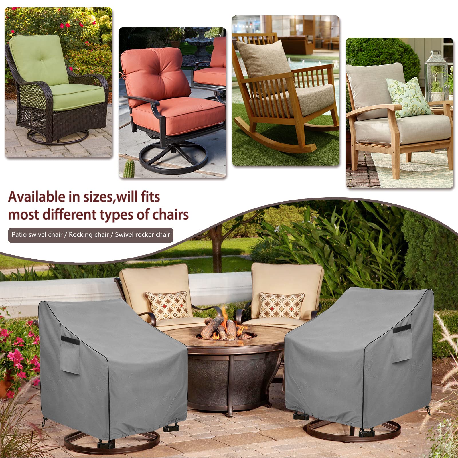 okcool side profile showing snug fit on swivel chair for stability