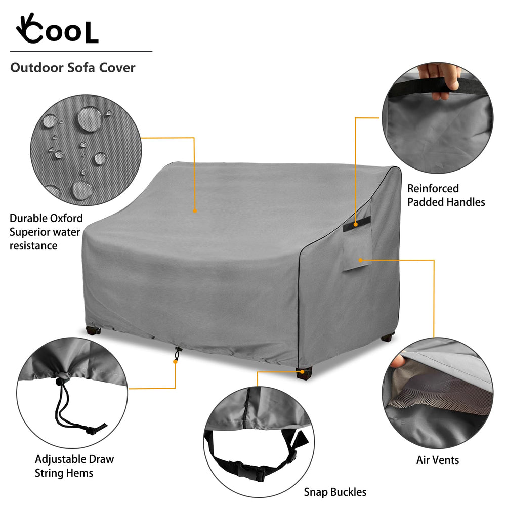 okcool side shot of buckle strap securing cover against wind uplift