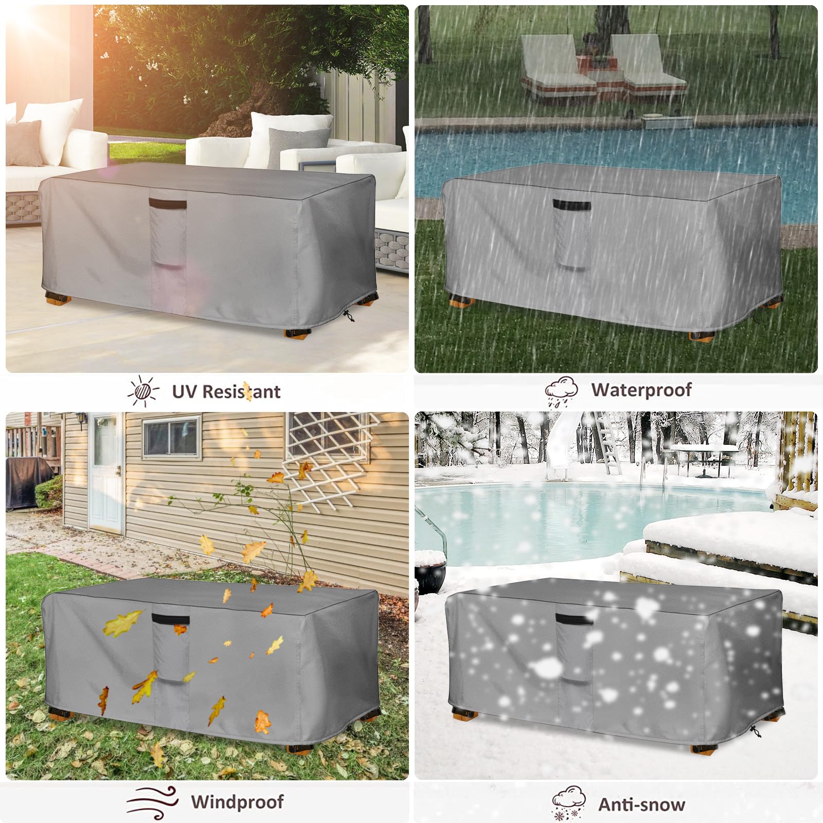okcool side view showing air vent panel, reduces condensation and lofting