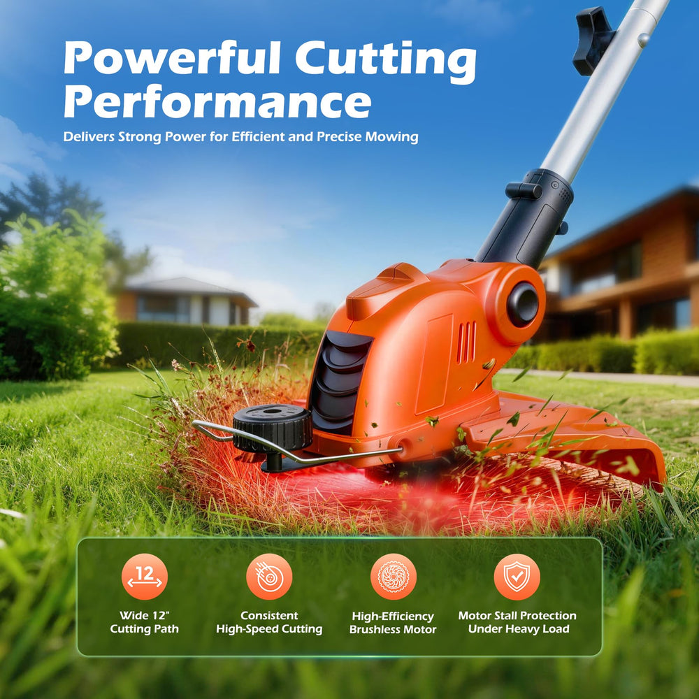 OKIE HOME dual batteries and fast charger displayed for continuous runtime benefit
