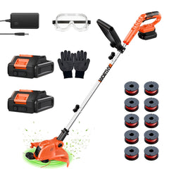 OKIE HOME front view of cordless trimmer showing compact design and portability