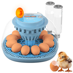 OKKÖBI front view of incubator showing compact design and capacity benefits