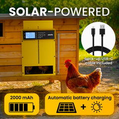 OKKÖBI solar panel close-up demonstrating continuous charging benefit