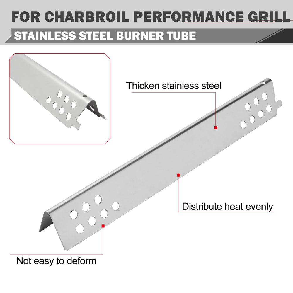 Oklagarden stainless steel burner tubes arranged, preventing corrosion