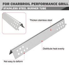 Oklagarden stainless steel burner tubes arranged, preventing corrosion