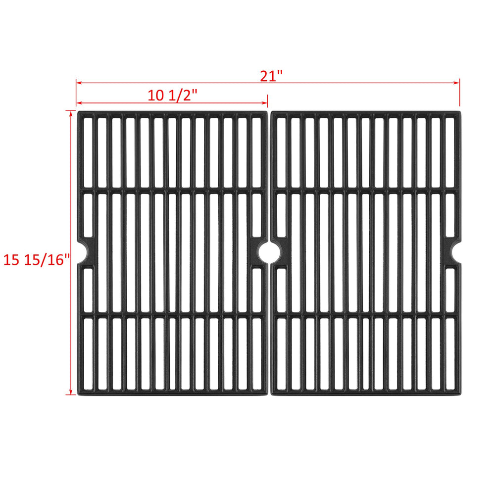 Oklagarden grates next to ruler showing exact dimensions for easy compatibility check
