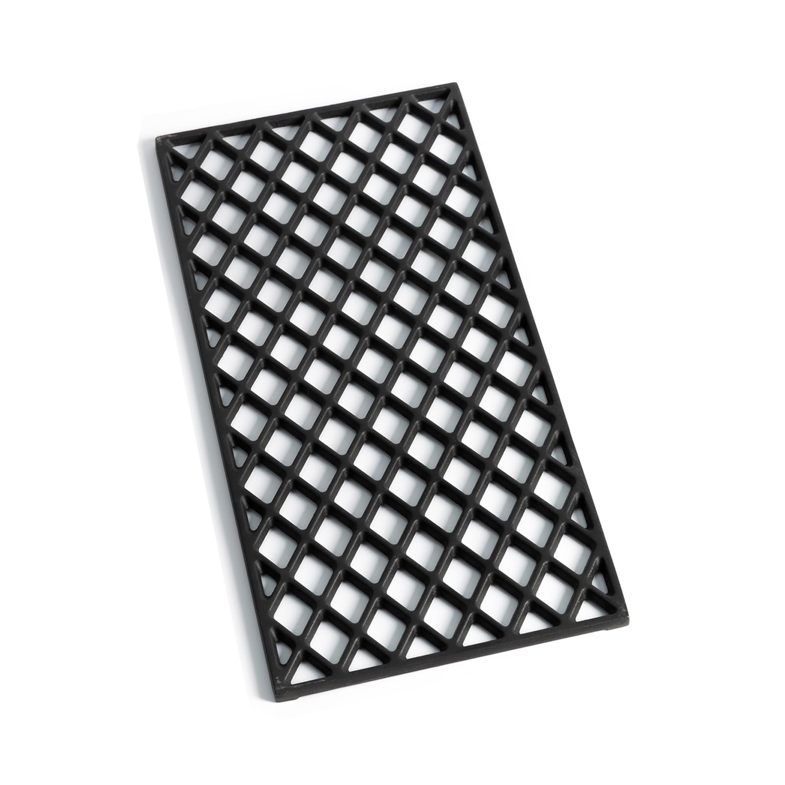 Oklagarden front view of replacement grate showing fit and durable finish benefits