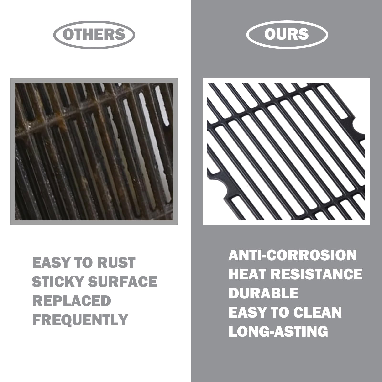 Oklagarden edge and thickness detail showing robust cast-iron build