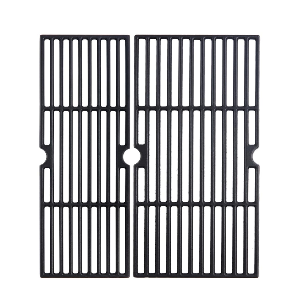 Oklagarden front view of two replacement grates showing fit and finish
