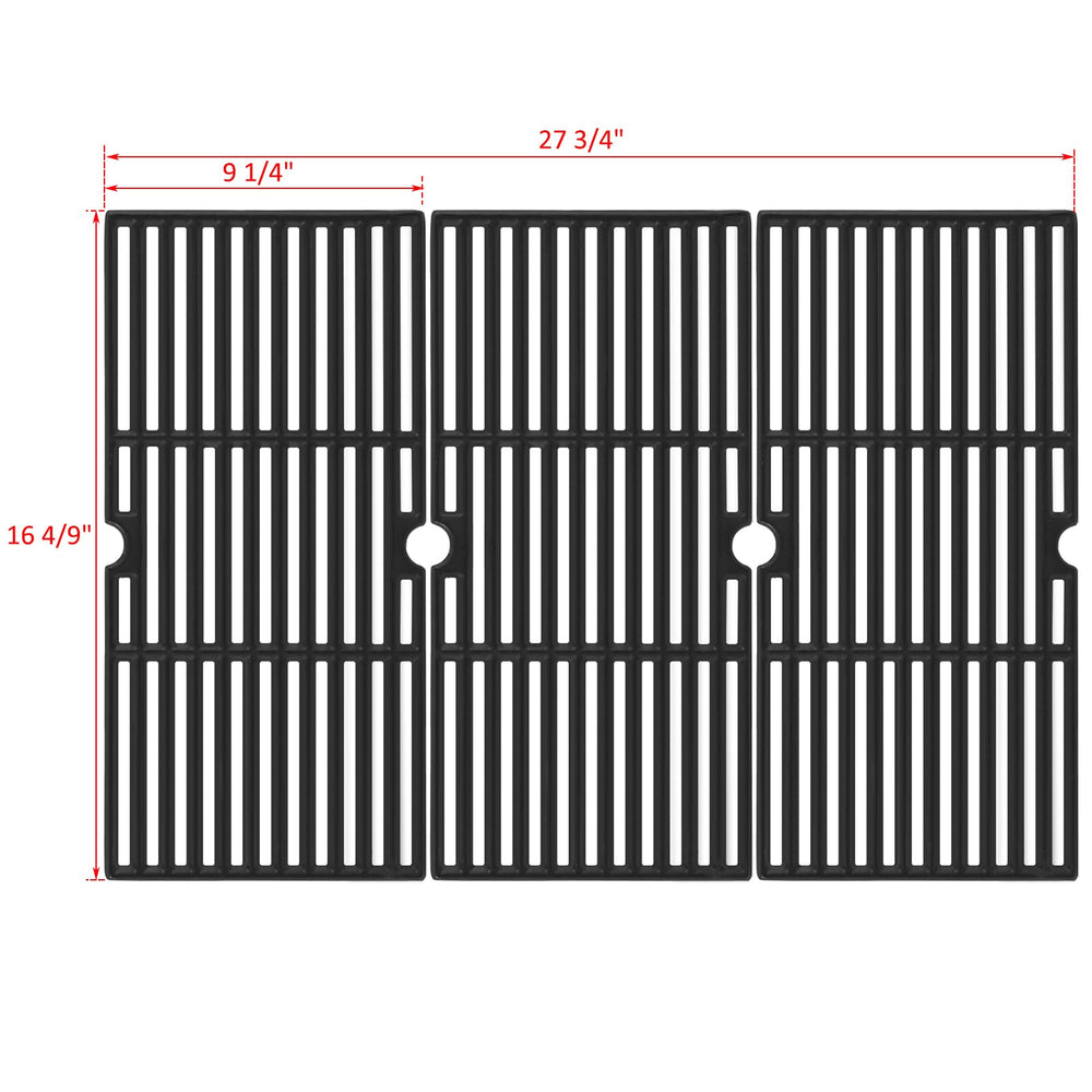 Oklagarden grates installed in a grill demonstrating even searing and heat distribution